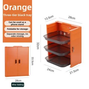 Wall Mounted Folding Organizer Shelf