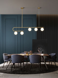 ZHENMEIJU | French Cream Style Minimalist Bar Pendant Light