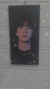 Walldecor Hiasan dinding BTS Chako 10x20 cm Jungkook V Jimin Jin Suga Jhope RM