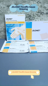#SokongMalaysia Smith & Nephew 7404 Jelonet 10cm x 10cm 10s Wound Dressing Paraffin Gauze S&N SN