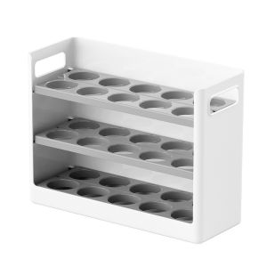 Hộp Đựng Trứng Tủ Lạnh Nâng Cấp Gấp Gọn Được Sức Chứa 30 Trứng Khay Đựng Trứng - Hộp Đựng Bằng Nhựa Có Cửa Bên Hông Tủ Lạnh Dành Cho Người Lớn (nam/nữ)