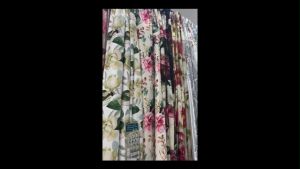 Romantika【New Arrival】Loren Premium Curtain Eyelet Ring 140x260cm Digital-Art Rose Series High Quality 70% Black Out Sliding Door Curtain Langsir cangkuk140X260cm 挂钩式窗帘布经典玫瑰图腾高品质不起粒不起毛
