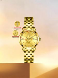 Shanghai | Gold Diamond Mechanical Couples Watch Commemorative Gift