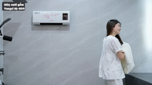 Máy Sưởi Gốm Treo Tường 2 Chiều Nóng/Lạnh 1800W Yangzi HJ809  - Chống Nước Dùng Nhà Tắm Cực Tốt