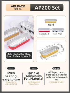 ABLPAK | Heat Resistant Aluminum Foil Bowls For Air Fryer & Oven