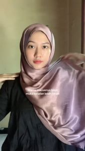 Hijab Pashmina Silk Cradenza / Jilbab Pasmina Luxury Cardenza Krudung Polos Premium