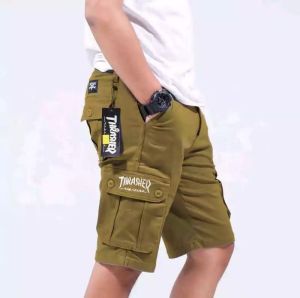 ( Promo 100 ribu Dapat 4 Pcs ) Celana Pendek Cargo Pria Polos Dewasa Celana Pendek Pria Cargo Short Terlaris