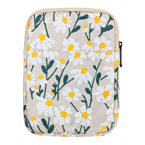 DANYCASE | 6-7 Kindle Pouch for Kindle/Boox/Kobo ReaderPrinting Daisy Padded Sleeve Pouch for Kindle Paperwhite 11th/10th Gen ﻿