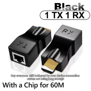 xiede | Cáp Mở Rộng HDMI 4K Qua Mạng LAN RJ45 Hỗ Trợ Lên Đến 30m Qua Cáp Mạng CAT6 5E Truyền Tín Hiệu TX RX Cho HDTV DVD PS4 - Tương Thích HDMI