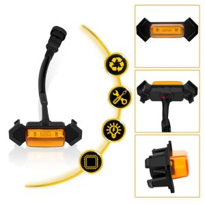 4Pcs/Kit 12V Car LED Light Kit: Front Grille Amber Light for TOYOTA TACOMA TRD 2016-2019