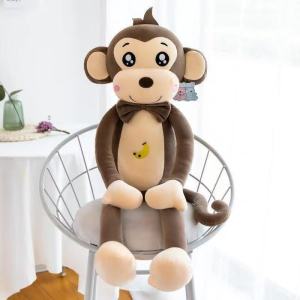 Creative น่ารักการ์ตูนตุ๊กตาของเล่นสัตว์ลิงแขนยาวและขายาวตุ๊กตาเด็ก Sleeping Comfort หมอนวันเกิดคริสต์มาสของขวัญ