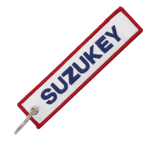 [Kwikasfuki] Logo Key Chain For Motocycle Key Ring Cars Keychain Gifts Double Sided Embroidery Fashion Keychain Auto Parts