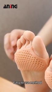 1 Pair antiskid gel cushion foot silicone pad high heels breathable insole