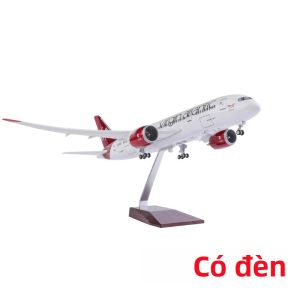 Mô Hình Máy Bay Dreamliner B787 Virgin 47CM Tỷ Lệ 1/130 Chất Liệu Nhựa Resin Đúc Đồ Chơi Giáo Dục Cho Trẻ Em Trai
