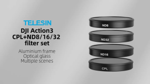 TELESIN Camera Filter Set For DJI Action 3/4 S5-FLT-06-TDJ