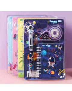 [SG Seller]  3 in 1 Stationery Set Ballpoint Pen Correction Tape Notebook Children Day Gifts
