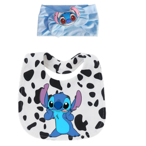 Disney | Best Newborn Printed Apron Cute Baby Headband Newborn Clothing Accessories Baby Feeding Gift Newborn Photography Props Set