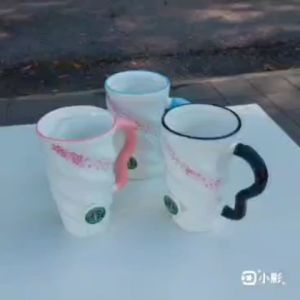 280ml Starbucks Cup Star-bucks Mug Cawan Star-bucks Porcelain Mug Coffee Cup Cawan Kopi Corporate Gift Water Mug