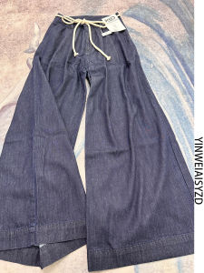 กางเกงยีนส์ทรงหลวมเอวสูงสำหรับผู้หญิง ฤดูใบไม้ผลิและฤดูร้อน ปี 2025 กางเกงขายาวทรงหลวมเข้ารูปสไตล์ใหม่