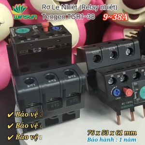 Tengen Rơ le nhiệt Tengen TGR1-38 (9~38A) Winsun