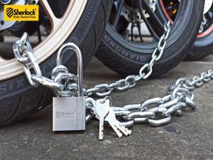 Rantai Besi / Kapal Galvanized 3 mm ( 1/8 inch ) panjang 1 meter - UTUH