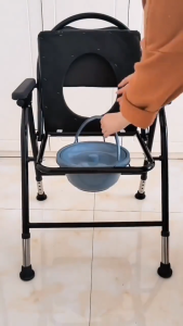 Elderly Toilet Chair Heavy duty Elderly Disabled Patient Foldable Deodorant Toilet Stool Pregnant Woman Household Toilet Adjustable height Elderly Toilet Commode Chair Toilet For Adult Sale deodorizing toilet
