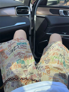 Quần Short Thể Thao Hawaii Graffiti Mùa Hè Cho Nam Quần Dài Thường Ngày Phong Cách Dân Tộc Quần Đi Biển Năm Điểm Thiết Kế Mỹ