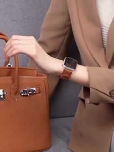 Herm È S Leather Strap for Apple Watch Band Series Ultra 8 7 6 5 4 3 2 1 SE 49mm 45mm 44mm 40mm Men Women Iwatch Dermis Bracelet