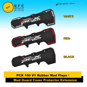 PCX 160 V1 Rubber Mud Flaps / Mudguard Cover Protector Extension