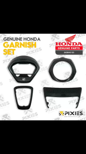 HONDA GENUINE GARNISH SET BLACK CENTER COVER FOR HONDA GIORNO 125 GENUINE HONDA