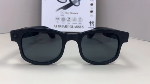 Aigo Smart New Q8 Smart Galsses Wireless Bluetooth Sunglasses Long Battery Life For Drive Cycling Translation Intelligent AI Glasses with 8 Million Pixels High-definition Shooting Support 4K Video Recording