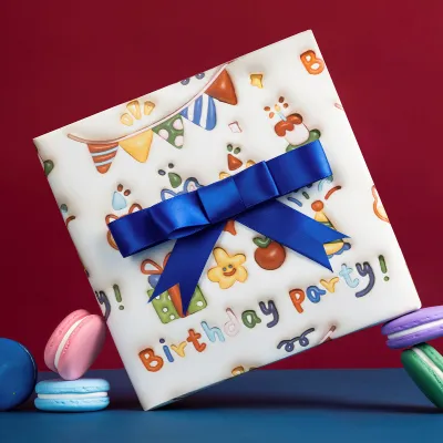 ISUKA | Cute Cartoon High-Quality Gift Wrapping Paper