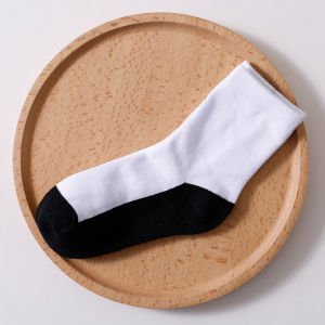 BEIYUEYIXUAN | Boneless Cotton Sport Socks For Boys And Girls White Black