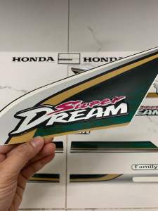Bộ tem shop Hoàng Hải bán tem Super Dream 2010 màu xanh hàng nhập Thái Lan theo xe chất lượng cao dành riêng cho dòng xe này tem in lụa hàng 3 lớp màu sắc cực đẹp và bền như tem hãnggiá bán cực tốt bán lẻ như bán sỉ Liên hệ gặp hải