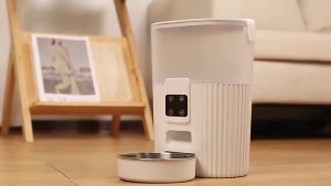 Smart Automatic Pet Feeder 3L WiFi-App Dispenser For Cats & Dogs With Stainless Bowl
