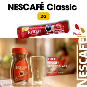 Nescafe Classic Instant Coffee Sachet Dried Coffee Extract Dalgona Coffee Serbuk Kopi Segera 即溶咖啡 冻干咖啡 50S