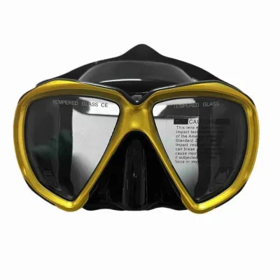 Kính Lặn Silicon Khung Lớn Unisex Mặt Nạ Lặn Khô Hoàn Toàn Không Kèm Nút Bịt Tai Khi Bơi