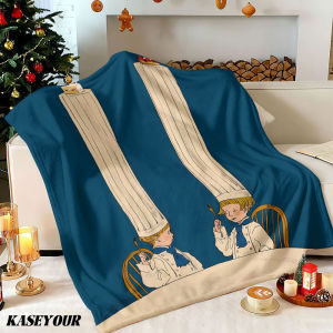 Beast Kingdom | Tall Chef Hats Winter Summer Flannel Blanket Throw Fleece Soft Fuzzy Plush Cozy Fleece Blankets for Sofa Ideal Gifts
