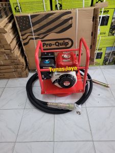 Mesin Concrete Vibrator PRO-QUIP TIGER 7.0HP Mesin Pemadat Cor Beton+Selang