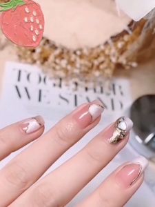 Japanese-style painted  mirror silver painted side pull line gel Uv Gel日式金属胶彩绘胶镜面银彩绘胶勾边拉线胶光疗胶