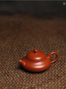 Zisha Zhu Nu Clay Small Jade Milk Pot Gongfu Tea Pot Tea Brewing Semi-Handmade Hand Pull Tea Set Practical Home Use Nurture