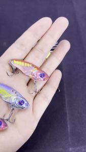 3Pcs FlorVIB Zinc VIB Fishing Lures Blood Groove Treble Hook Multi Depth Swim Bait For Predator Fish Pike Catfish Trout