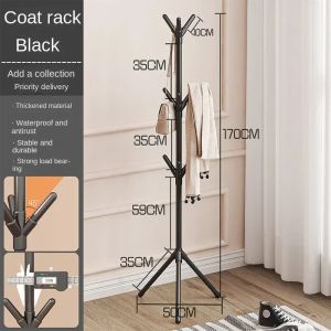 Clothes Rack Stand Tree Branch Shape Multi Hook Mobile and Convenient Coat Rack for Home Living Room Hangers Clothes Rack Stand