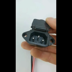 Port Charger Sepeda/Skuter Listrik Skuter Connector 3 Pin Universal