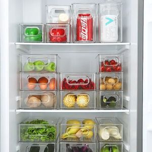 Nipiin Kitchen Rectangular Refrigerator Storage Box: A Transparent Fresh-keeping Solution
