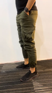 Celana Jogger Cargo Bahan Katun Twill Melar Ukuran 27 Sampai Jumbo 44