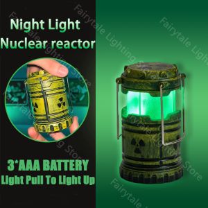 Simulation Nuclear Reactor Lantern Handheld Camping Light Halloween Party Decor Night Light Home Decor Ornaments Birthday Gift