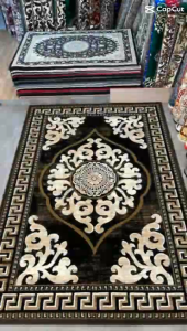 PERMADANI TURKI KLASIK UK.2X3 MITER BLUDRU MOTIF HALUS LEMBUT ANTISLIP 13mm