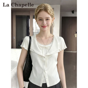La Chapelle | Layered Effect T-Shirt Slimming Design