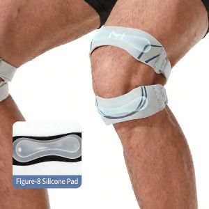 1PCS Adjustable Patellar Tendon Knee Support Strap Patella Stabilizer Knee Brace for Knee Pain Relief Arthritis Treatment